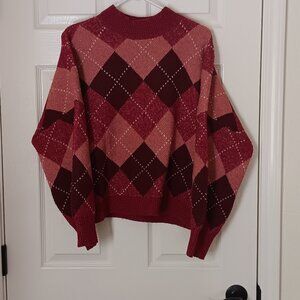 Red Plaid Sweater